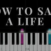 The Fray How To Save A Life Piano