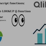 Qliksense Tutorial How To Use The Lookup Function In Qliksense Thinkmetrics