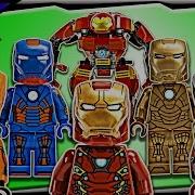 Lego Iron Man Complete Mark Armor Suits Minifigure Collection